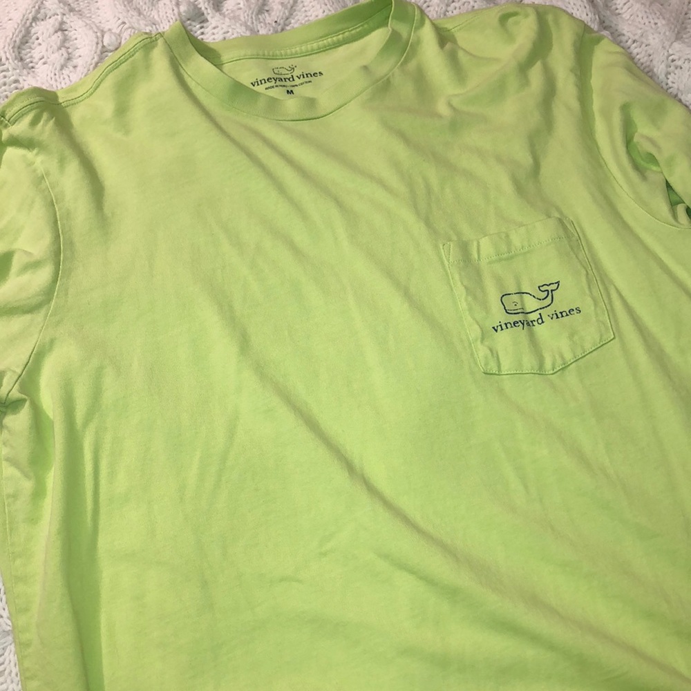 Slime green Vineyard Vine tee